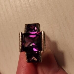 NEW - RING, SIZE 8, PURPLE
